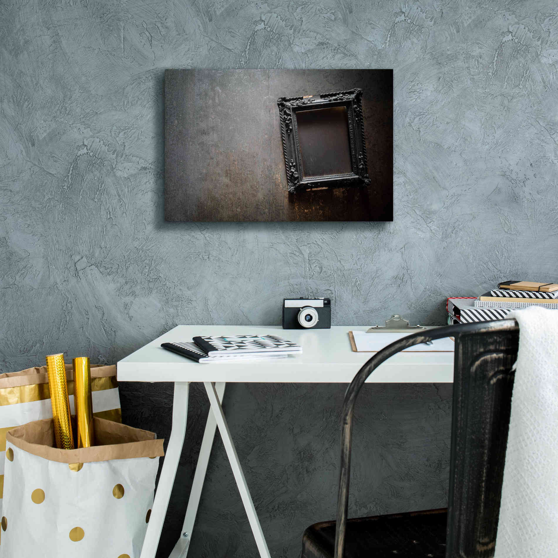 'Burned Frame' by Roman Robroek Giclee Canvas Wall Art,18 x 12