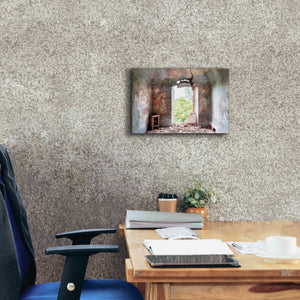 'Crack In The Wall' by Roman Robroek Giclee Canvas Wall Art,18 x 12