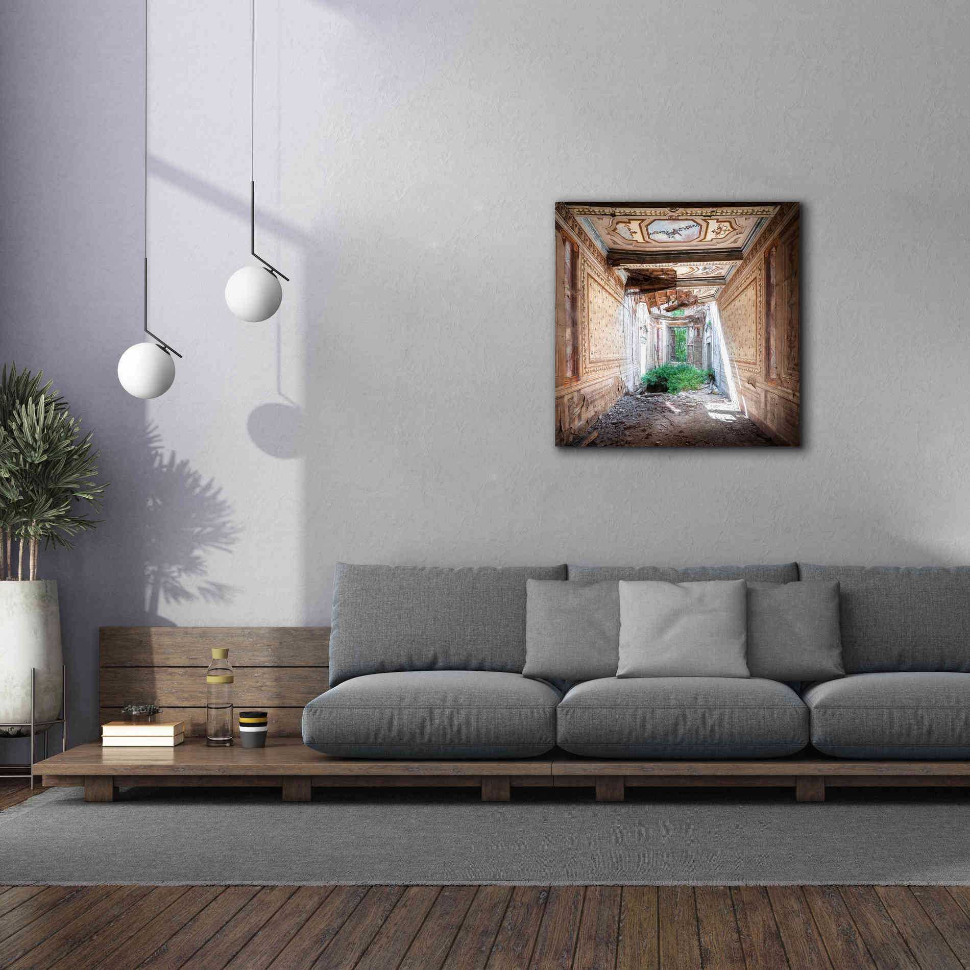 'Broken Farm' by Roman Robroek Giclee Canvas Wall Art,37 x 37
