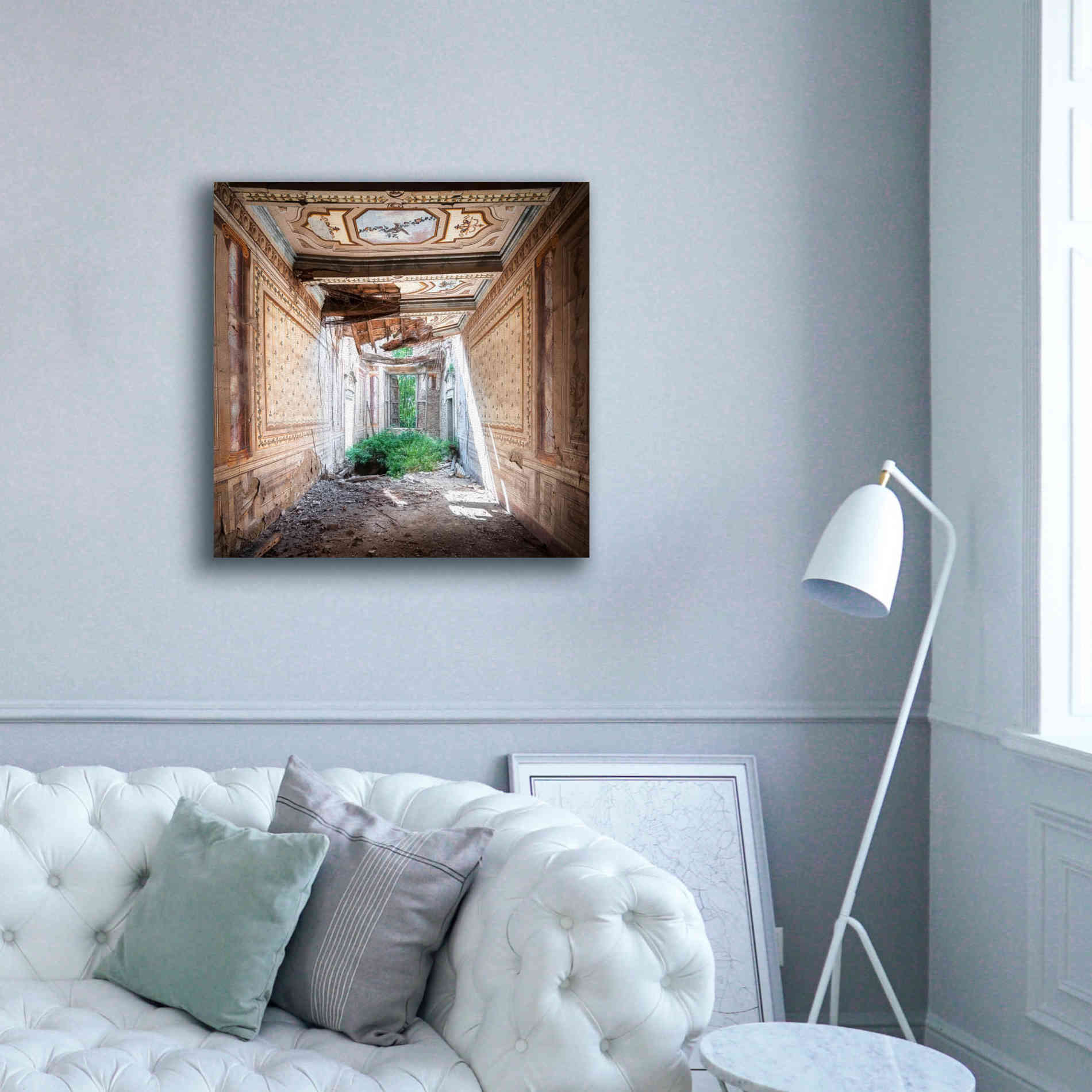 'Broken Farm' by Roman Robroek Giclee Canvas Wall Art,37 x 37