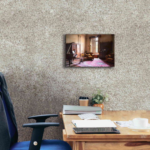 Image of 'Piano Castle' by Roman Robroek Giclee Canvas Wall Art,18 x 12
