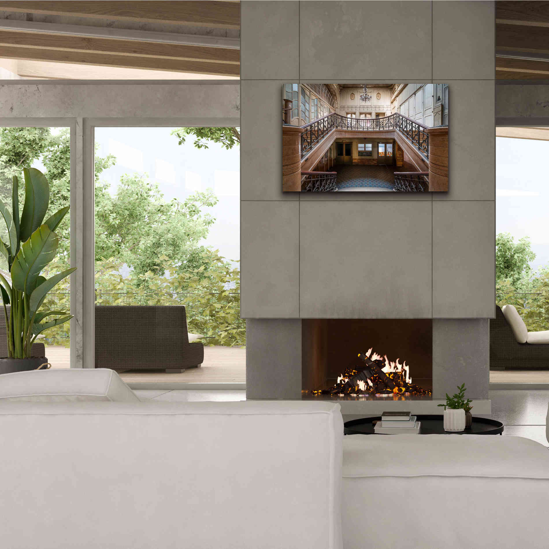 'Enter From Here' by Roman Robroek Giclee Canvas Wall Art,40 x 26