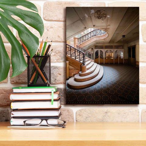 Image of 'Stairs From The Side' by Roman Robroek Giclee Canvas Wall Art,12 x 16