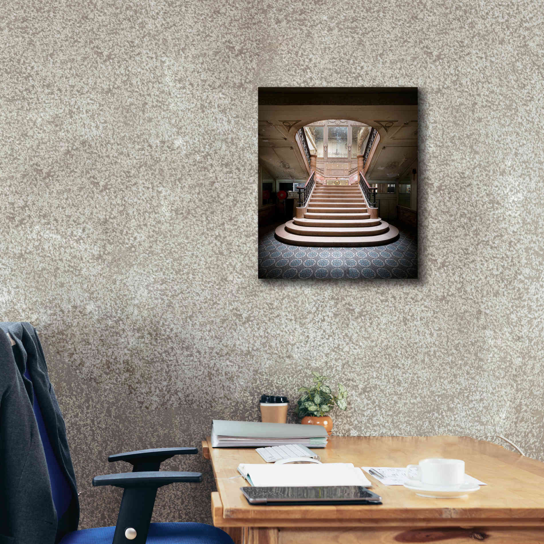 'Light On The Staircase' by Roman Robroek Giclee Canvas Wall Art,20 x 24