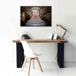 'Elegant Stairs Dark' by Roman Robroek Giclee Canvas Wall Art,40 x 26