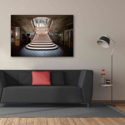 Image of 'Elegant Stairs Dark' by Roman Robroek Giclee Canvas Wall Art,60 x 40