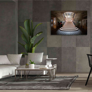 'Elegant Stairs Dark' by Roman Robroek Giclee Canvas Wall Art,60 x 40