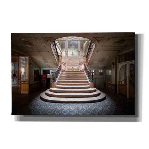 Image of 'Elegant Stairs Dark' by Roman Robroek Giclee Canvas Wall Art