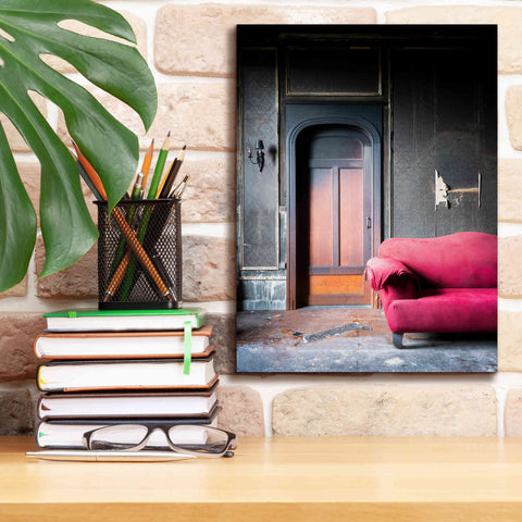 Image of 'Burned Bedroom' by Roman Robroek Giclee Canvas Wall Art,12 x 16