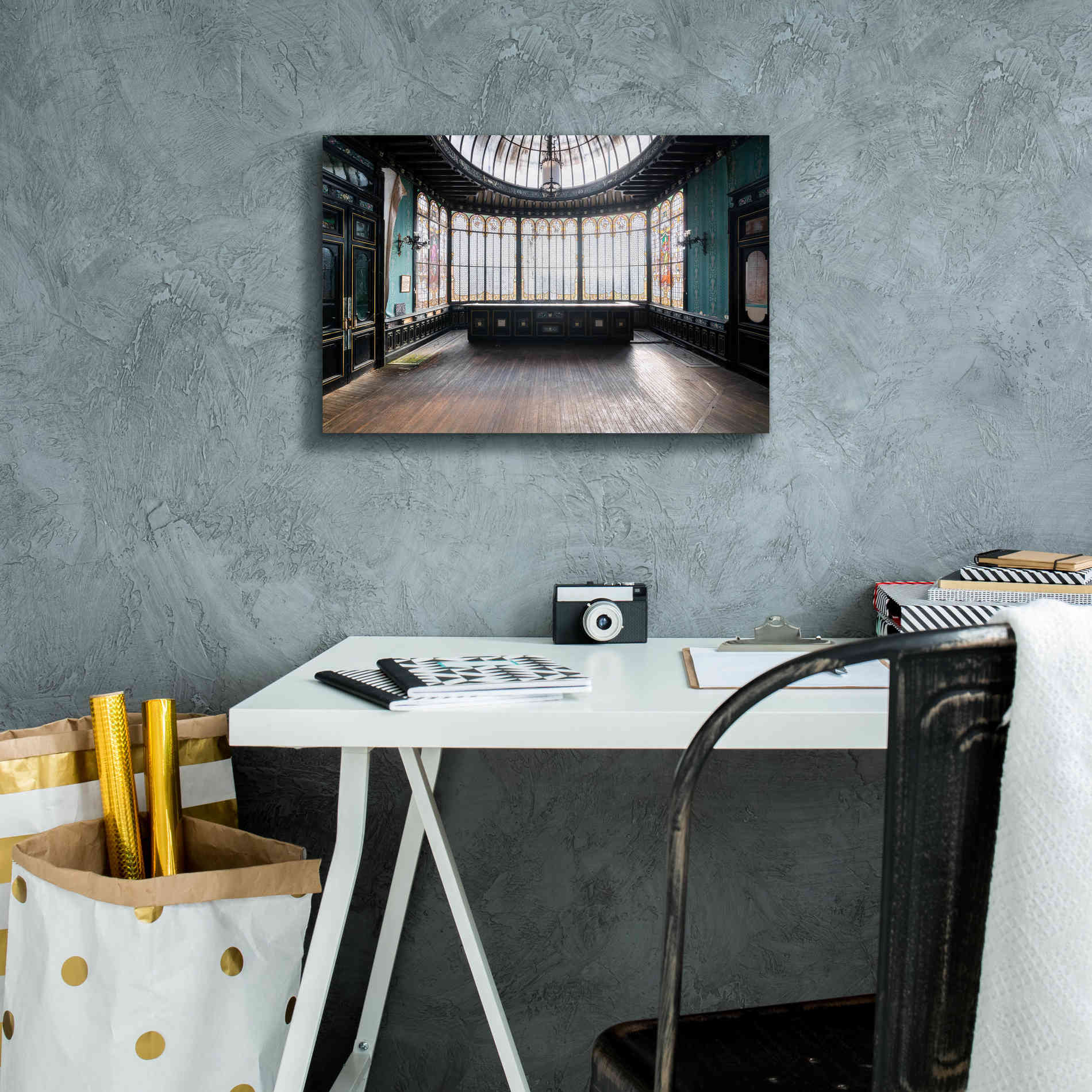 'Winter Garden' by Roman Robroek Giclee Canvas Wall Art,18 x 12