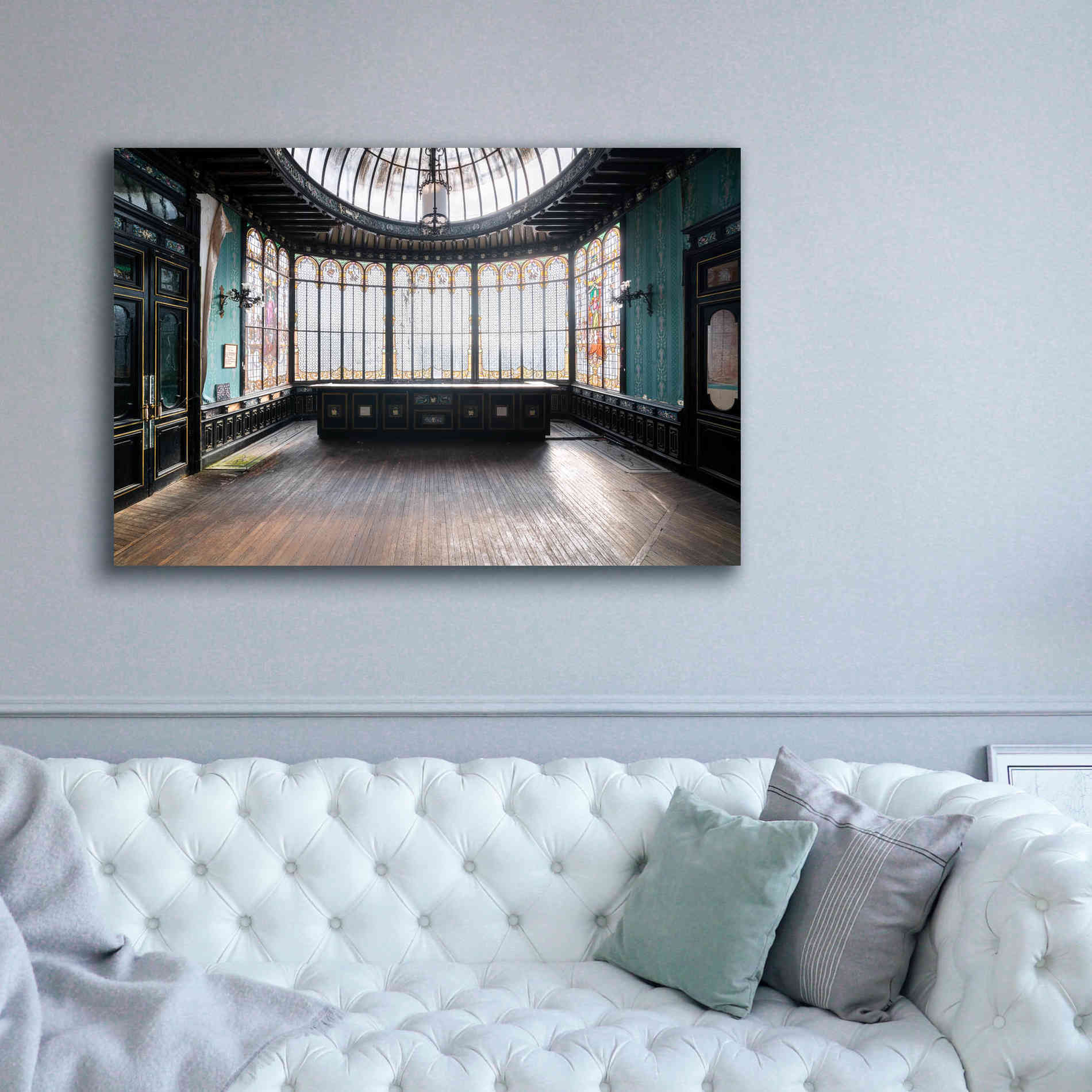 'Winter Garden' by Roman Robroek Giclee Canvas Wall Art,60 x 40