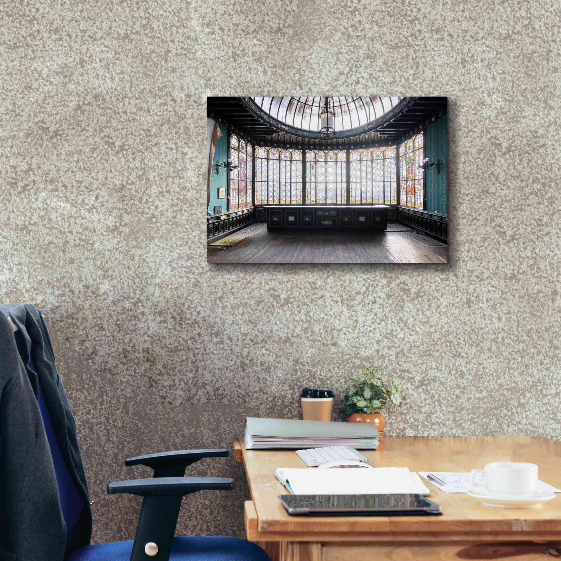 'Winter Garden Square' by Roman Robroek Giclee Canvas Wall Art,26 x 18