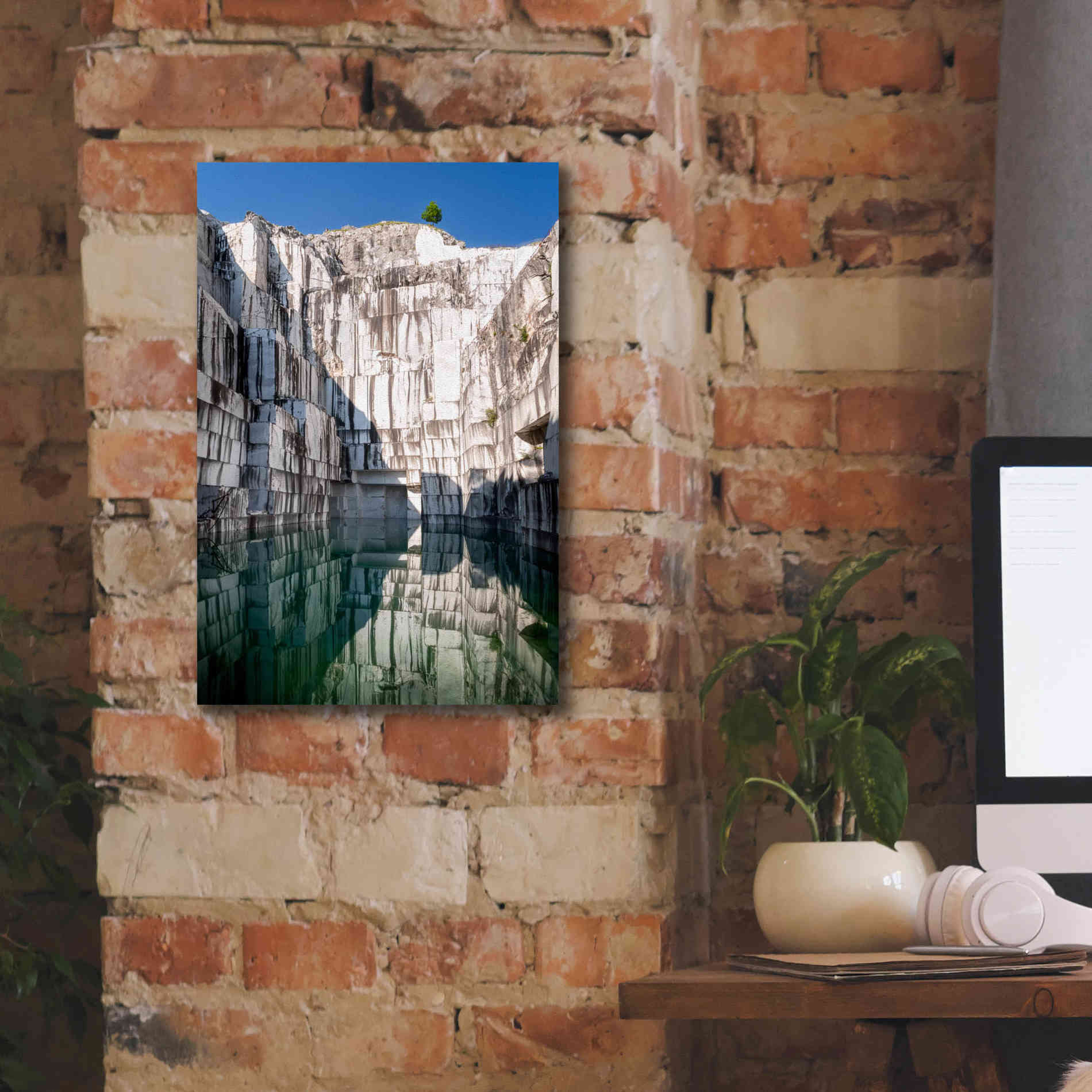 'Italian Marble' by Roman Robroek Giclee Canvas Wall Art,12 x 18