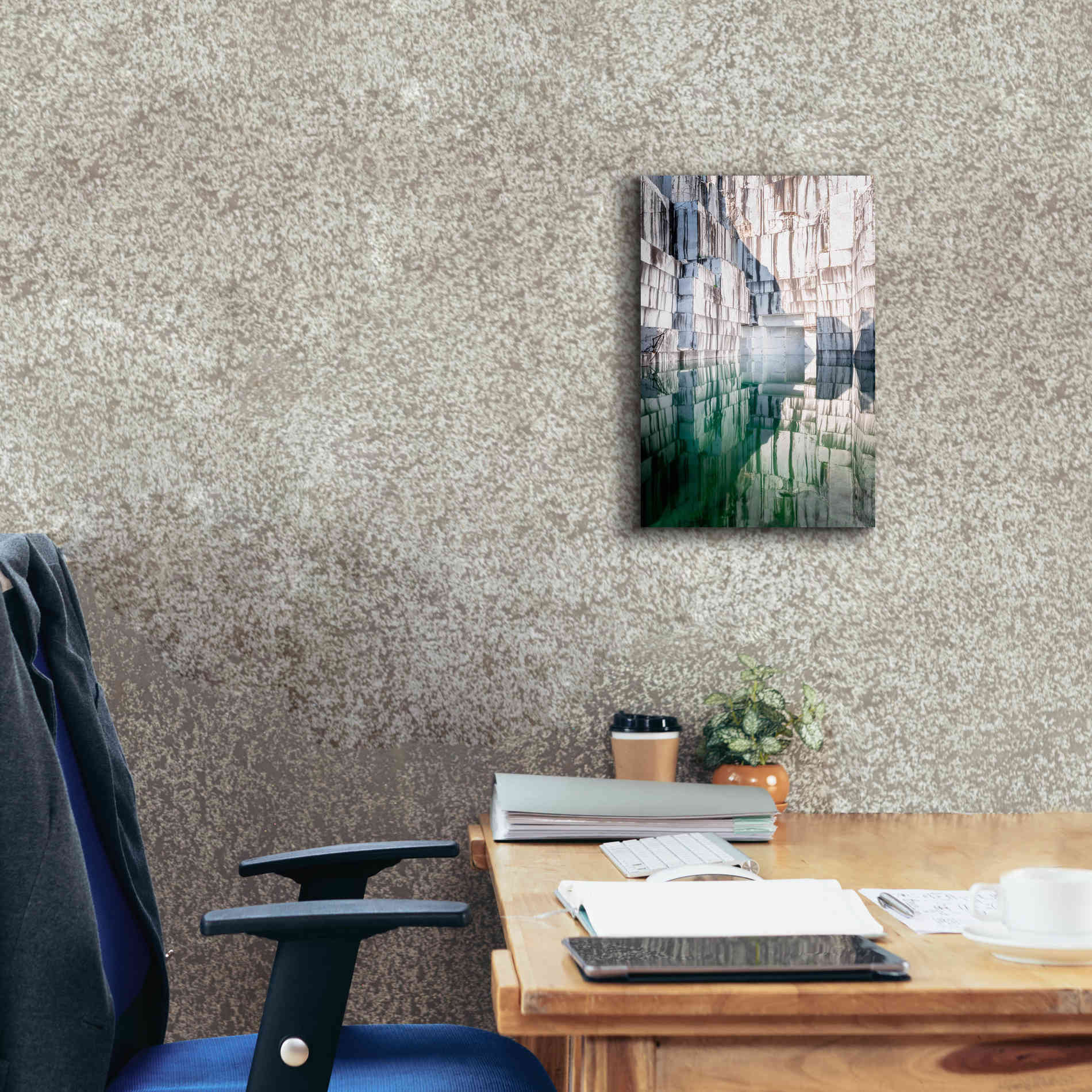 'Marble Quarry' by Roman Robroek Giclee Canvas Wall Art,12 x 18