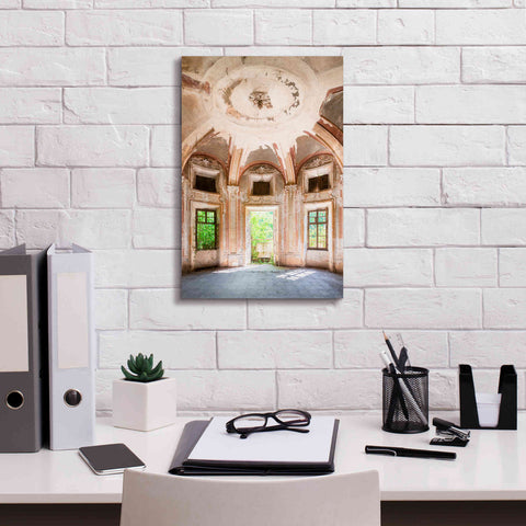 Image of 'Concrete Main Entrance' by Roman Robroek Giclee Canvas Wall Art,12 x 18