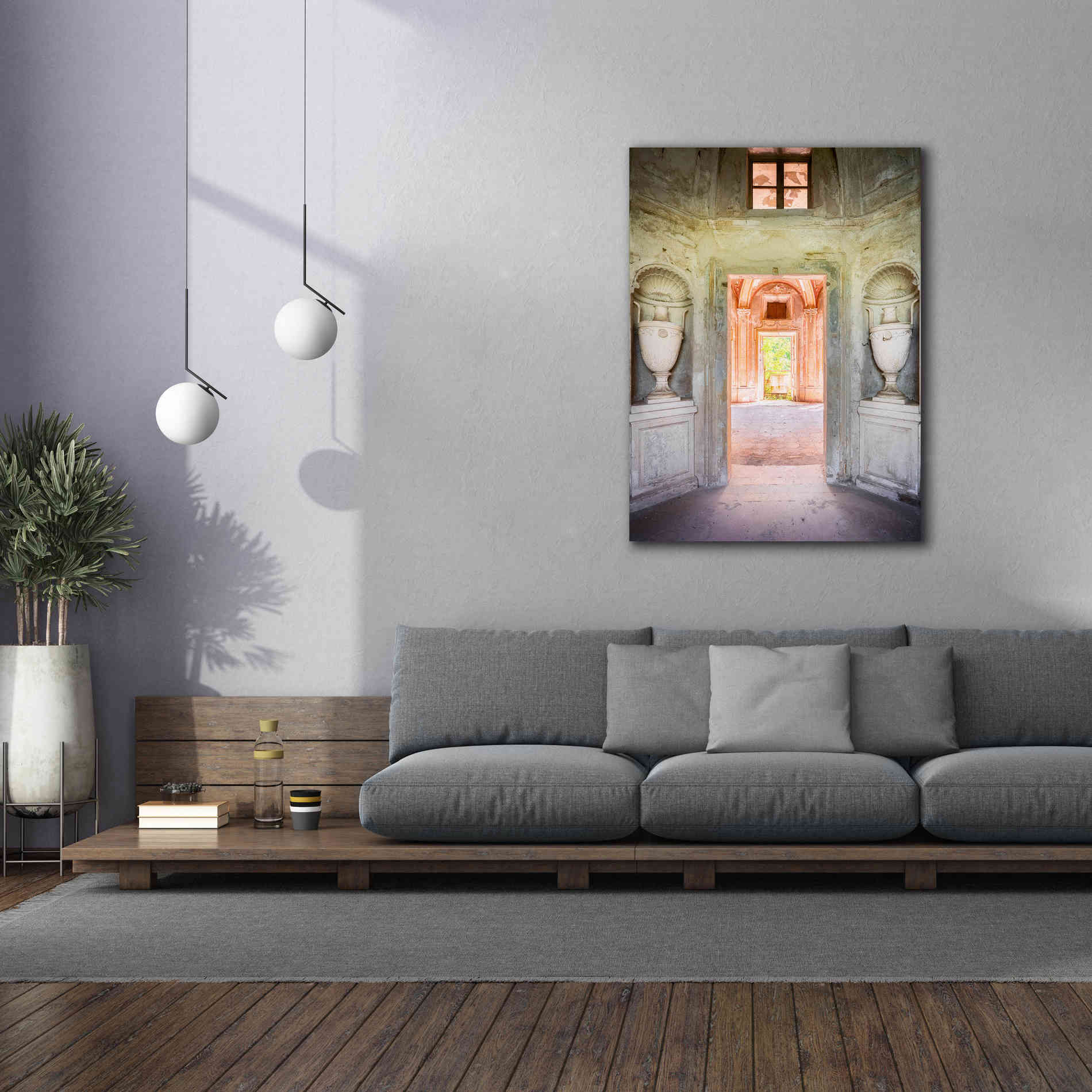 'Concrete Vases' by Roman Robroek Giclee Canvas Wall Art,40 x 54