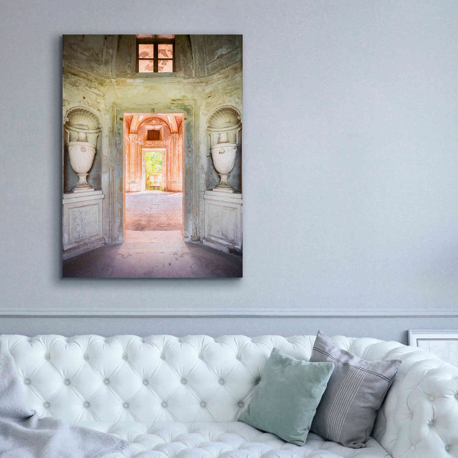 'Concrete Vases' by Roman Robroek Giclee Canvas Wall Art,40 x 54