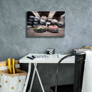 'Bumper Cars' by Roman Robroek Giclee Canvas Wall Art,18 x 12