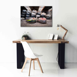 'Bumper Cars' by Roman Robroek Giclee Canvas Wall Art,40 x 26