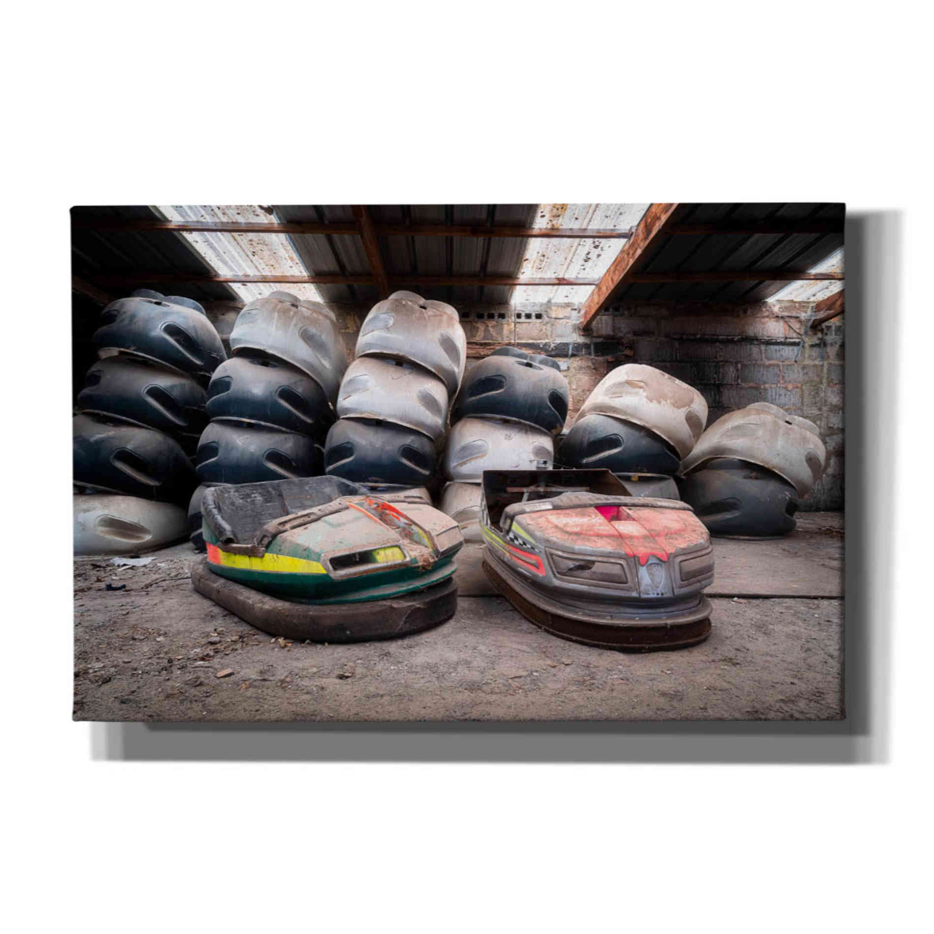 'Bumper Cars' by Roman Robroek Giclee Canvas Wall Art