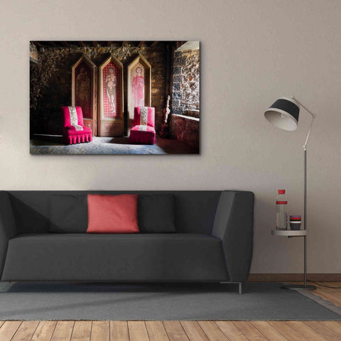 Image of 'Colorful Chairs' by Roman Robroek Giclee Canvas Wall Art,60 x 40