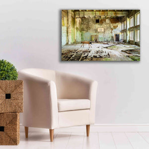 'Old Abandoned Gym' by Roman Robroek Giclee Canvas Wall Art,40 x 26