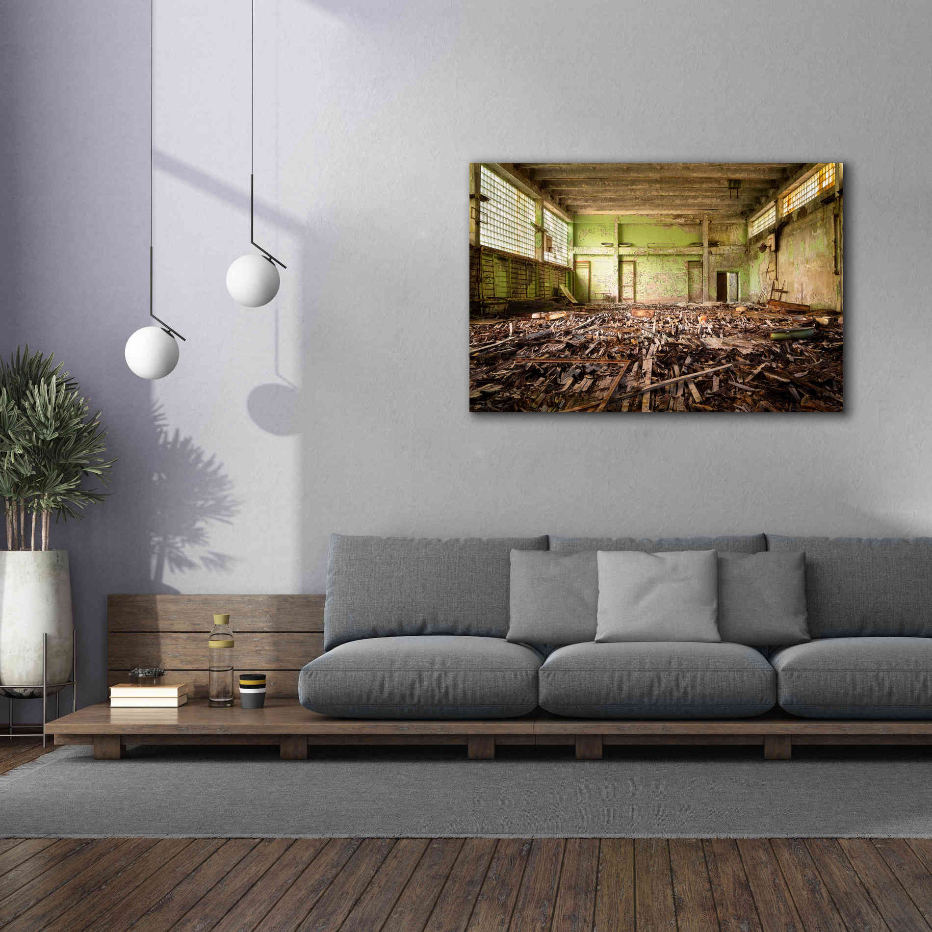 'Radiation Gym' by Roman Robroek Giclee Canvas Wall Art,60 x 40
