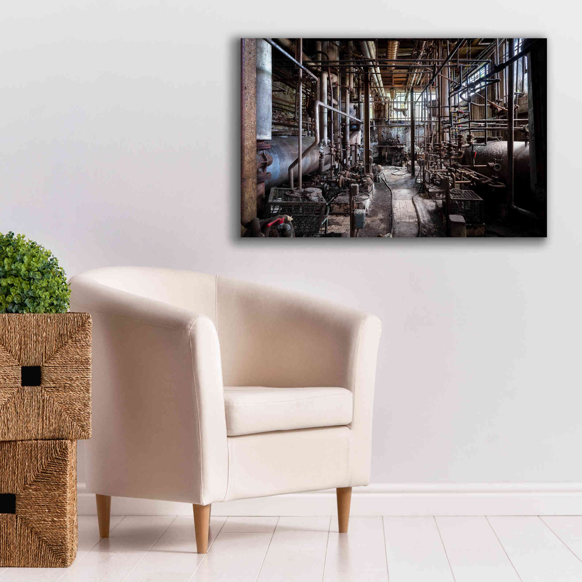 'Darkk Industry' by Roman Robroek Giclee Canvas Wall Art,40 x 26