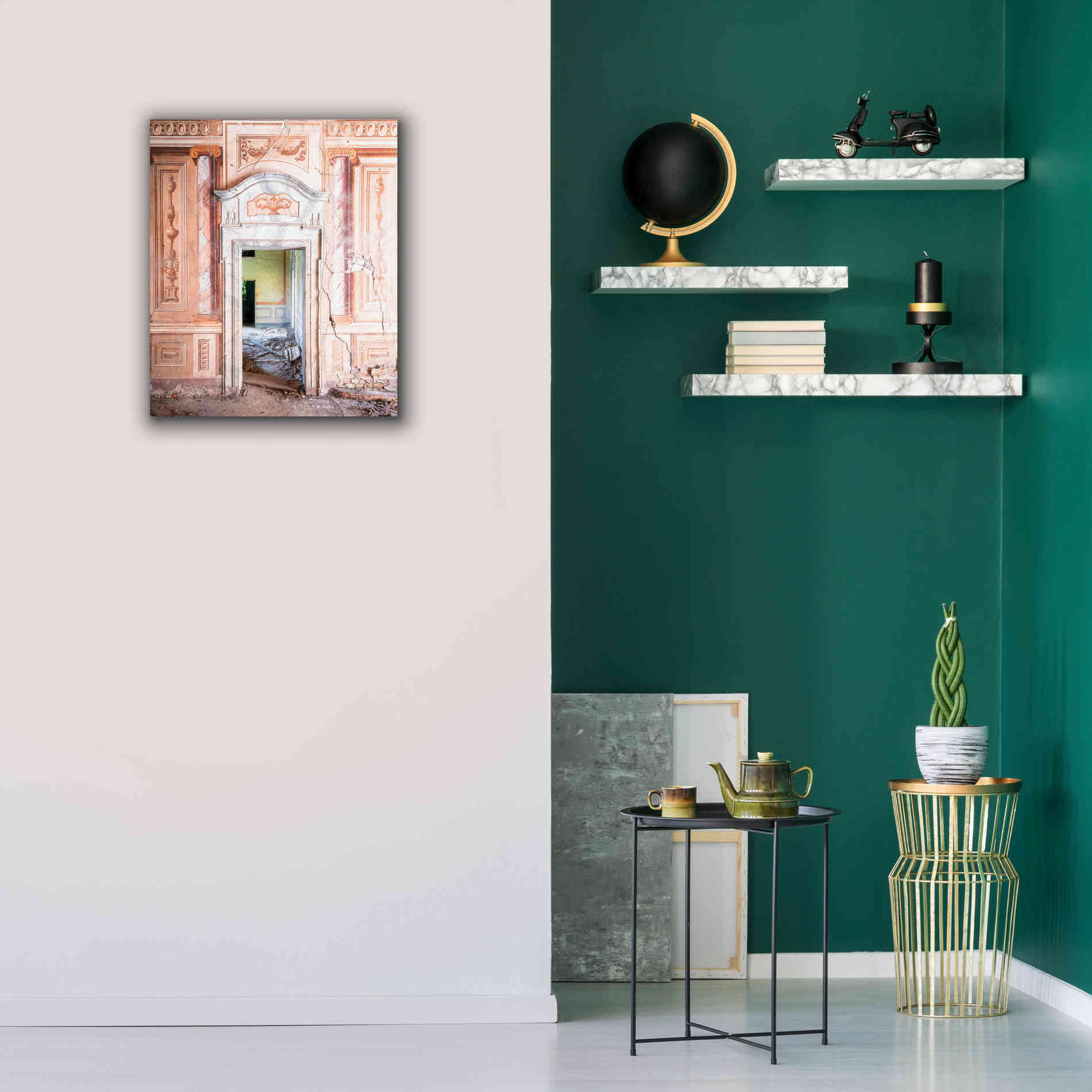 'Decorated Entrance' by Roman Robroek Giclee Canvas Wall Art,20 x 24