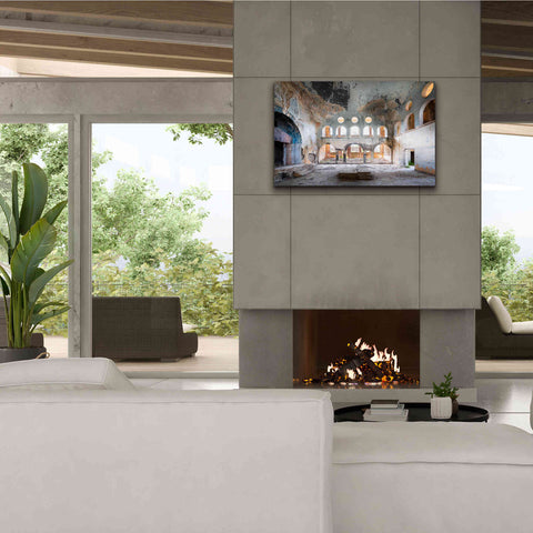 Image of 'Concrete Synagogue' by Roman Robroek Giclee Canvas Wall Art,40 x 26