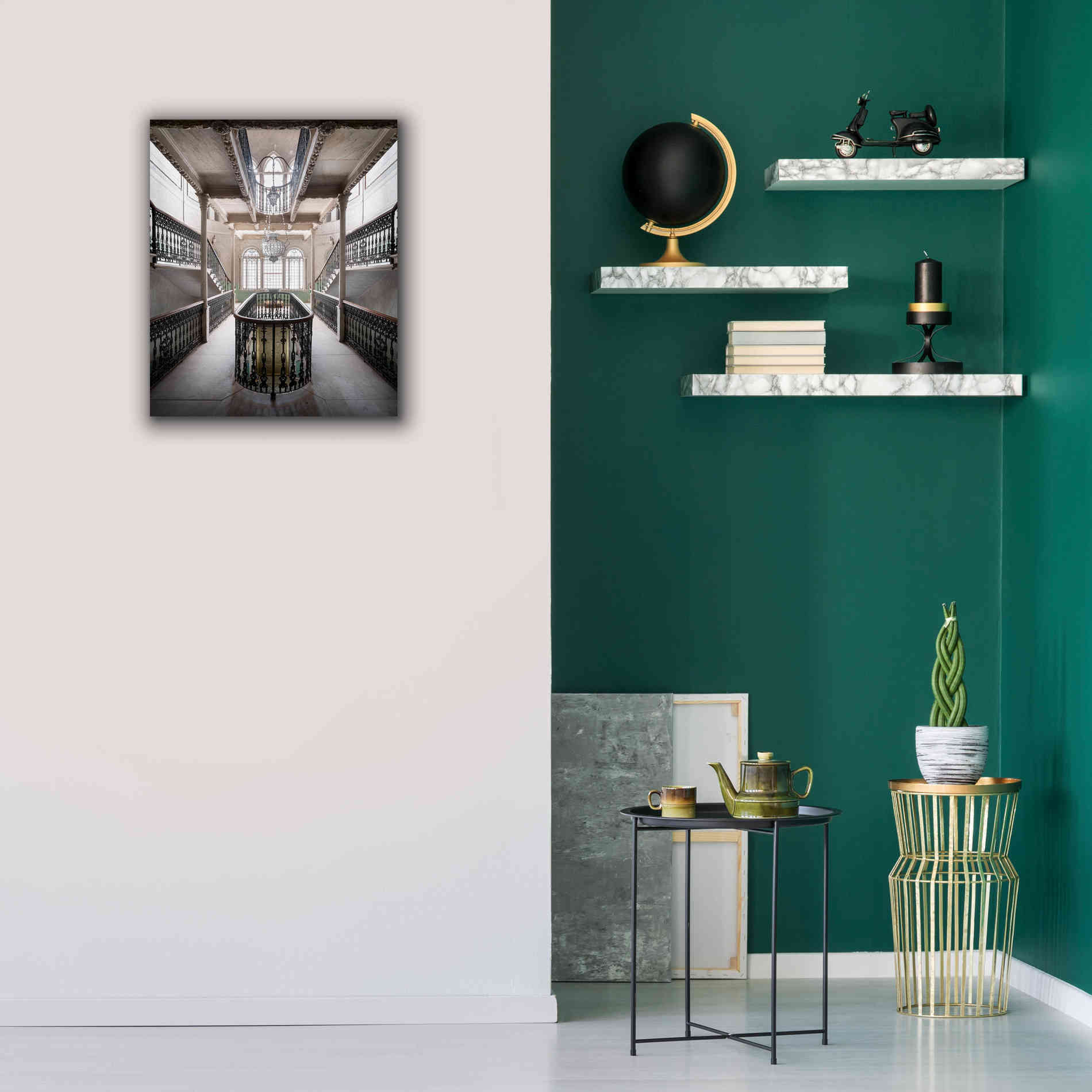 'Sursock Staircase' by Roman Robroek Giclee Canvas Wall Art,20 x 24