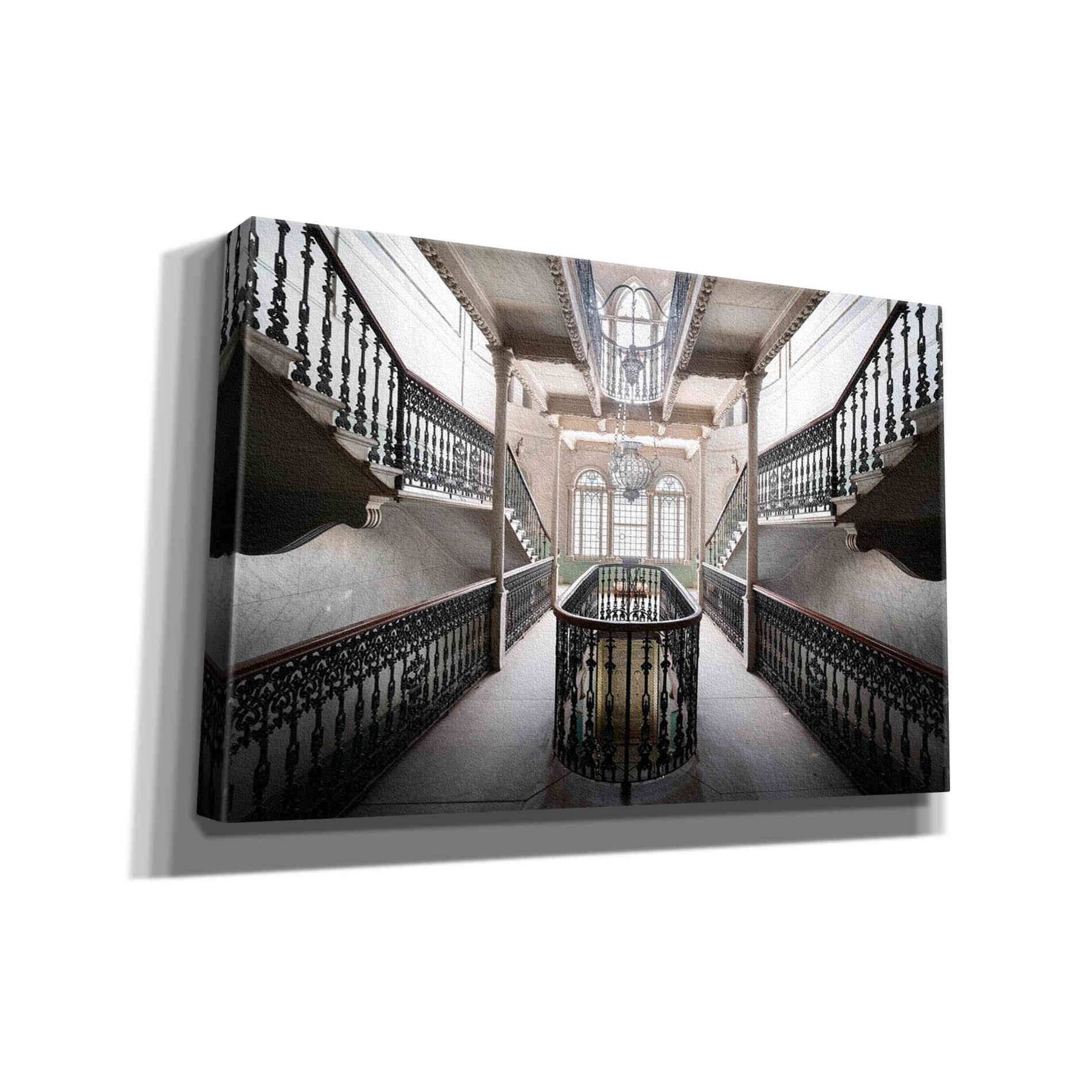 'Elegant Stairs' by Roman Robroek Giclee Canvas Wall Art