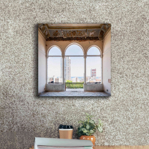 Image of 'View At The Sea' by Roman Robroek Giclee Canvas Wall Art,18 x 18
