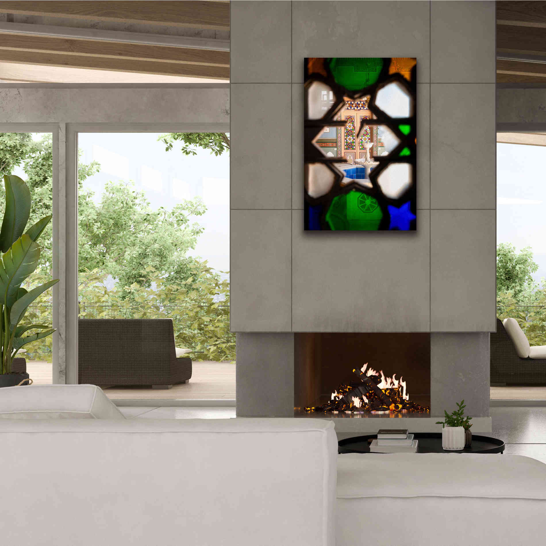 'Secret Fountain' by Roman Robroek Giclee Canvas Wall Art,26 x 40