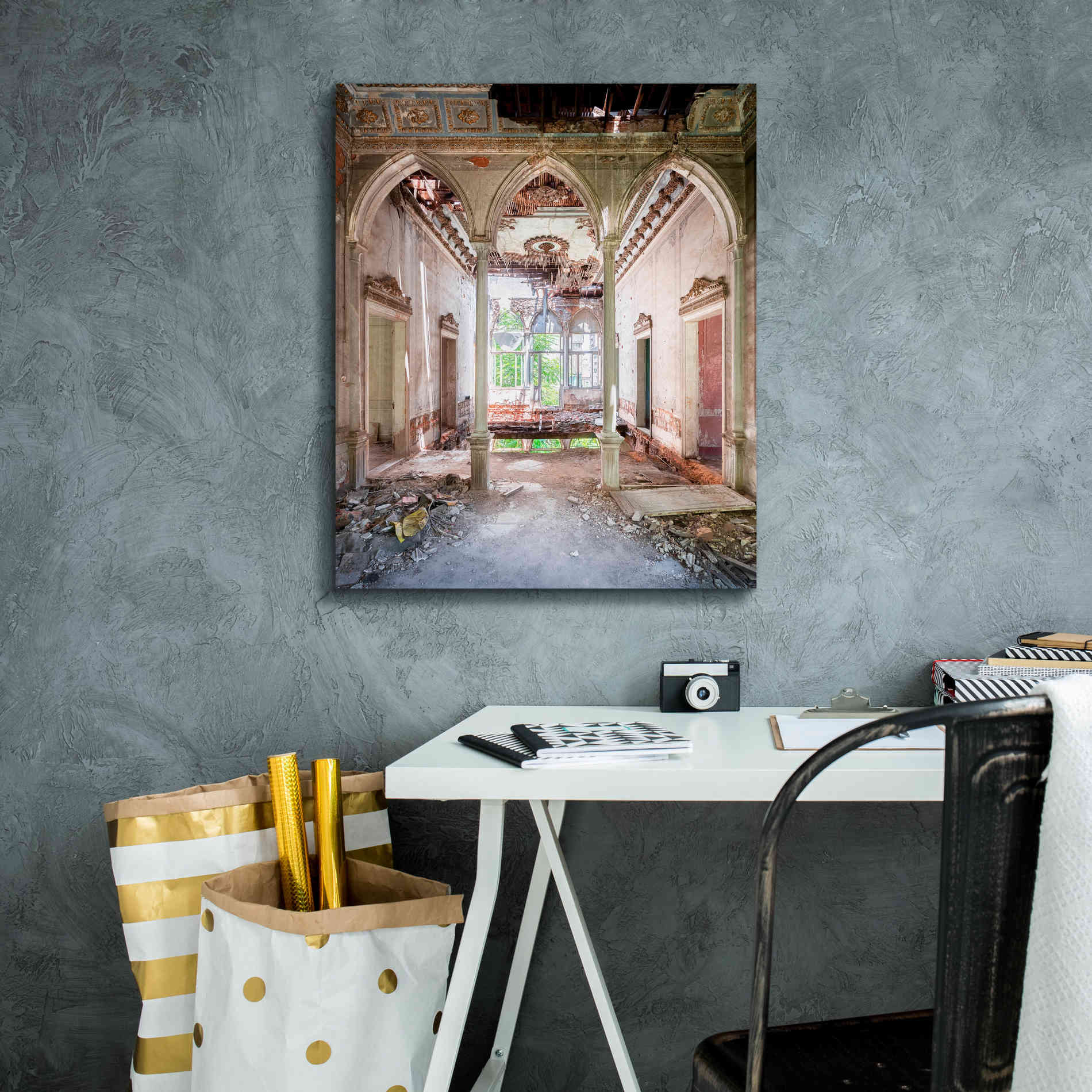 'Damaged Palace' by Roman Robroek Giclee Canvas Wall Art,20 x 24