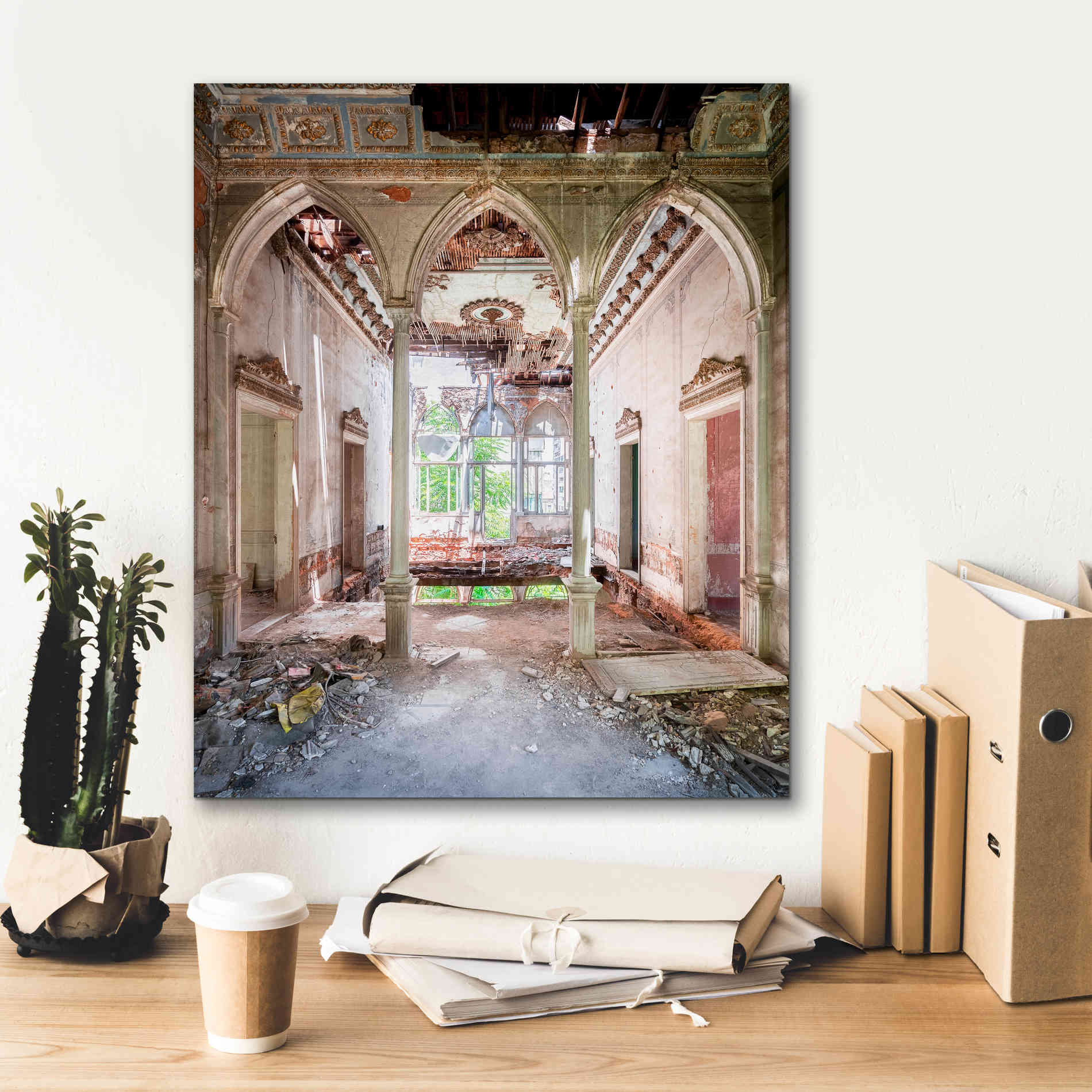 'Damaged Palace' by Roman Robroek Giclee Canvas Wall Art,20 x 24