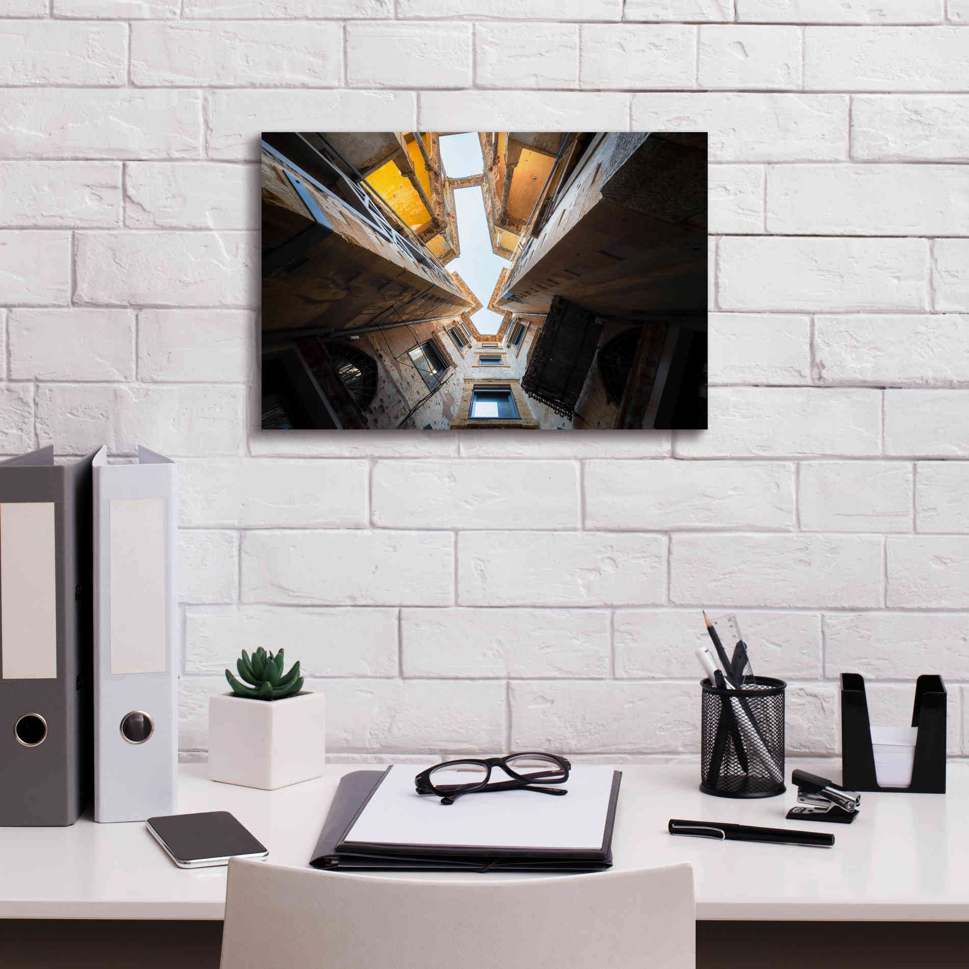 'Beit Beirut' by Roman Robroek Giclee Canvas Wall Art,18 x 12