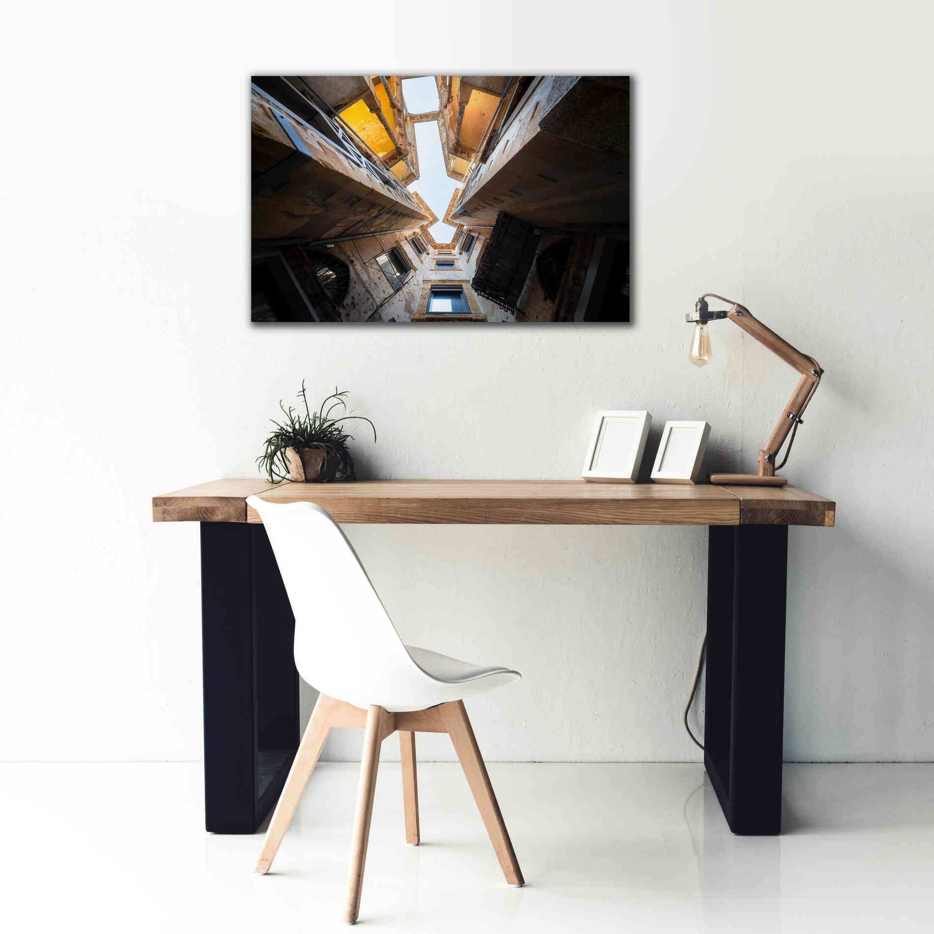 'Beit Beirut' by Roman Robroek Giclee Canvas Wall Art,40 x 26