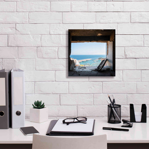 Image of 'Broken Sea View' by Roman Robroek Giclee Canvas Wall Art,12 x 12