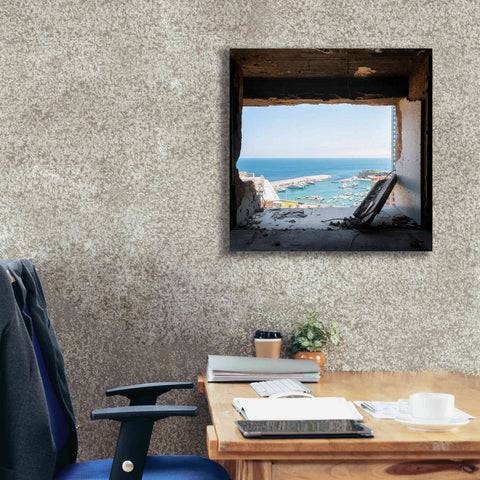 Image of 'Broken Sea View' by Roman Robroek Giclee Canvas Wall Art,26 x 26