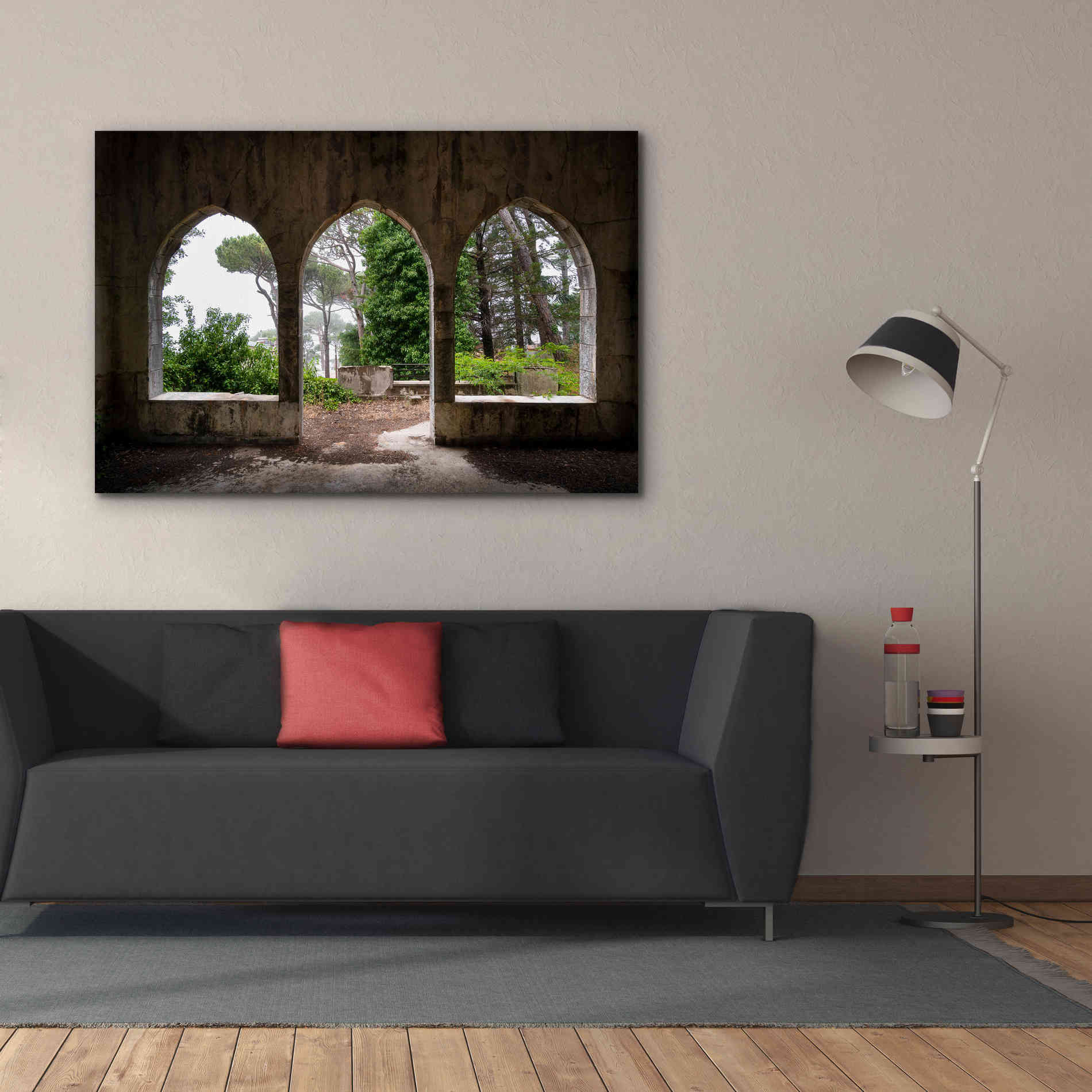 'Tripple Arches' by Roman Robroek Giclee Canvas Wall Art,60 x 40