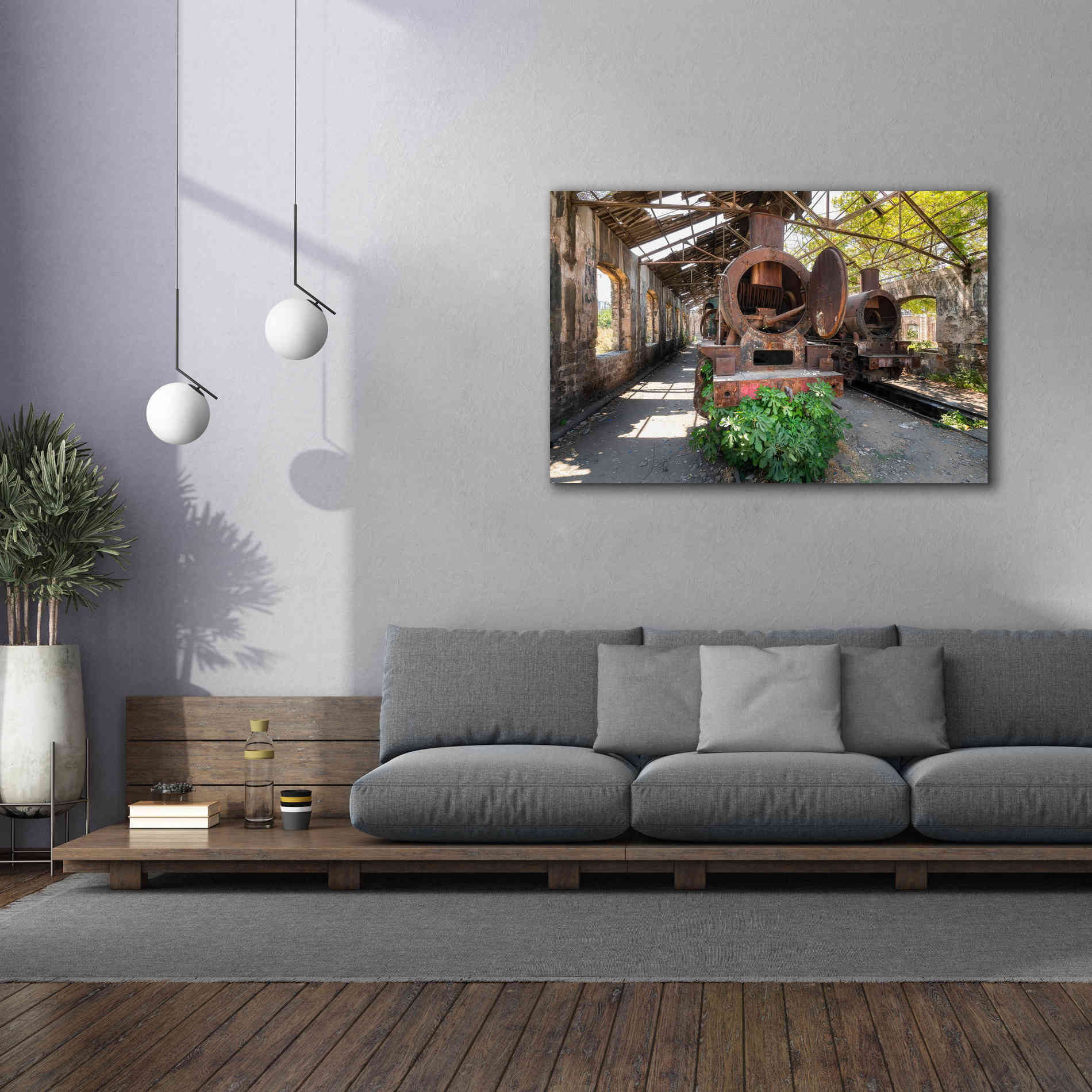 'Abandoned Trail' by Roman Robroek Giclee Canvas Wall Art,60 x 40