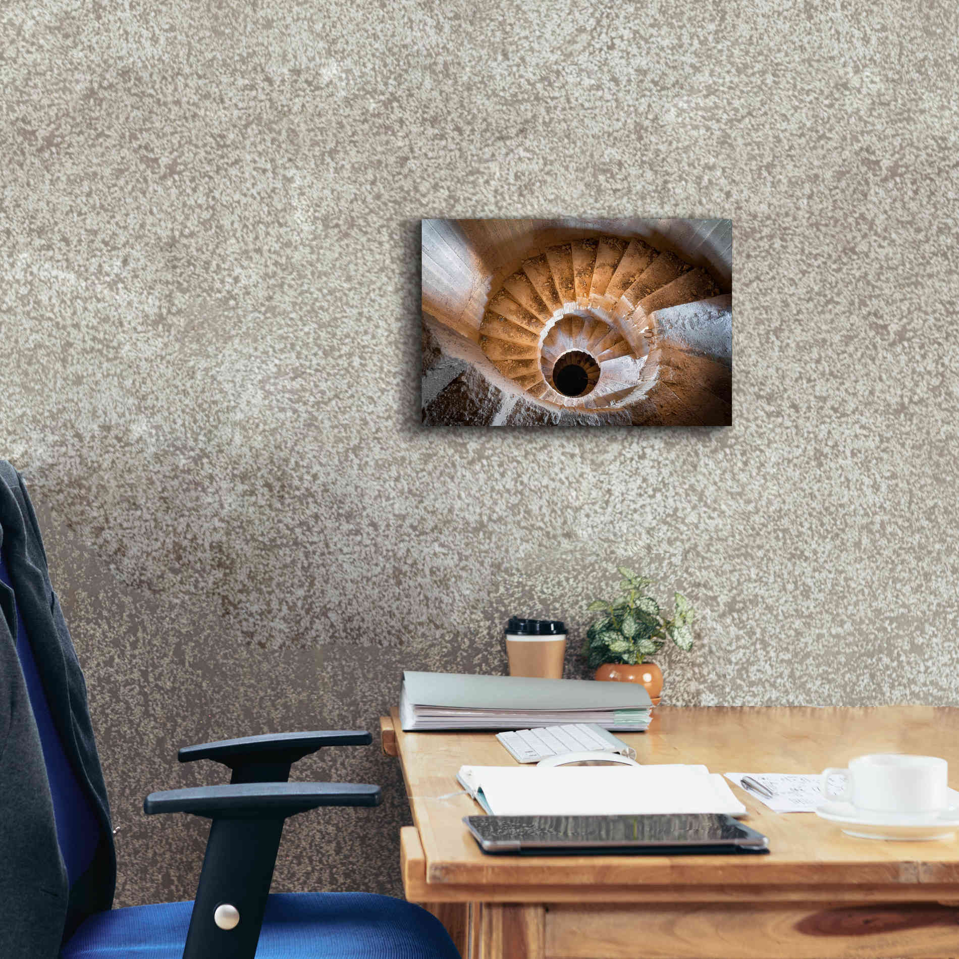 'Eye Staircase' by Roman Robroek Giclee Canvas Wall Art,18 x 12