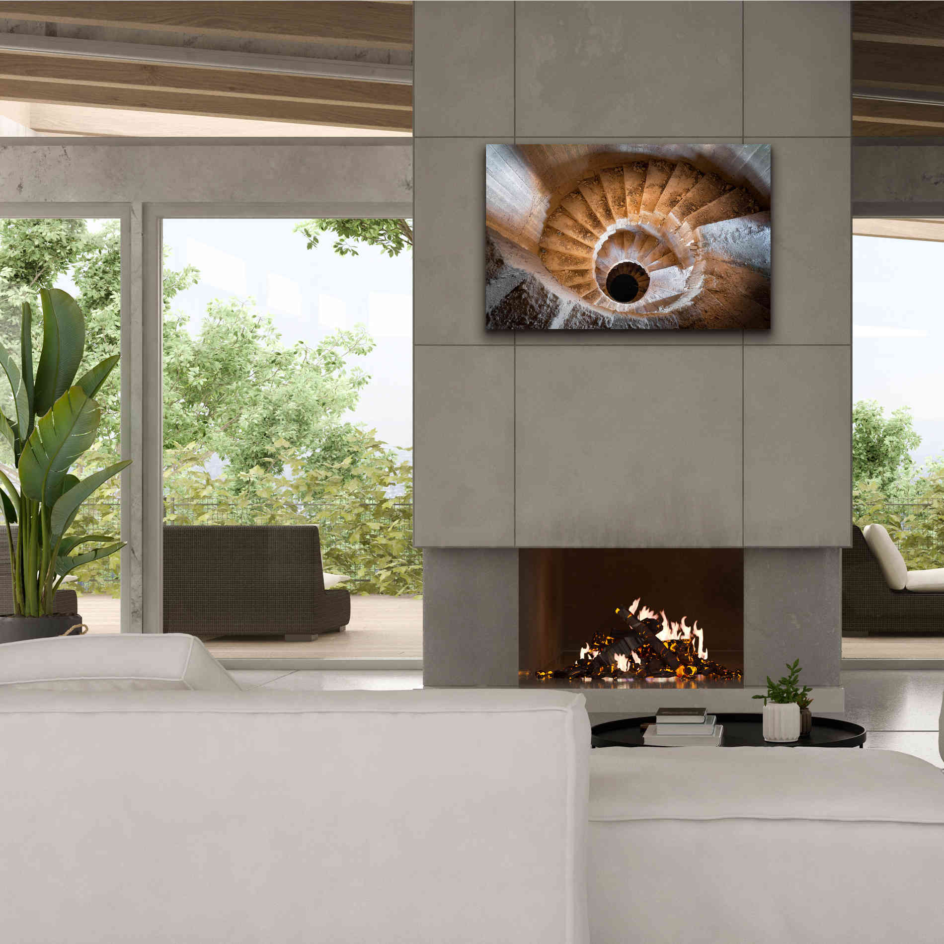 'Eye Staircase' by Roman Robroek Giclee Canvas Wall Art,40 x 26