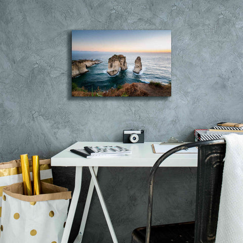 Image of 'Pigeon Rocks' by Roman Robroek Giclee Canvas Wall Art,18 x 12