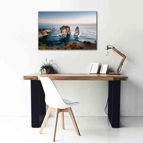 Image of 'Pigeon Rocks' by Roman Robroek Giclee Canvas Wall Art,40 x 26