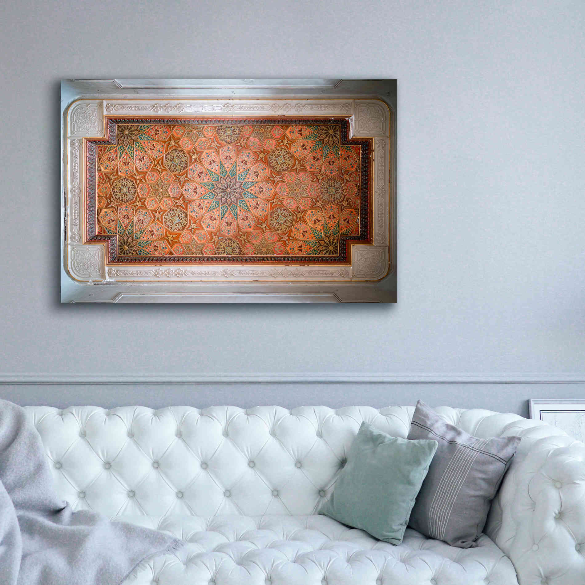 'Sursock Ceiling' by Roman Robroek Giclee Canvas Wall Art,60 x 40