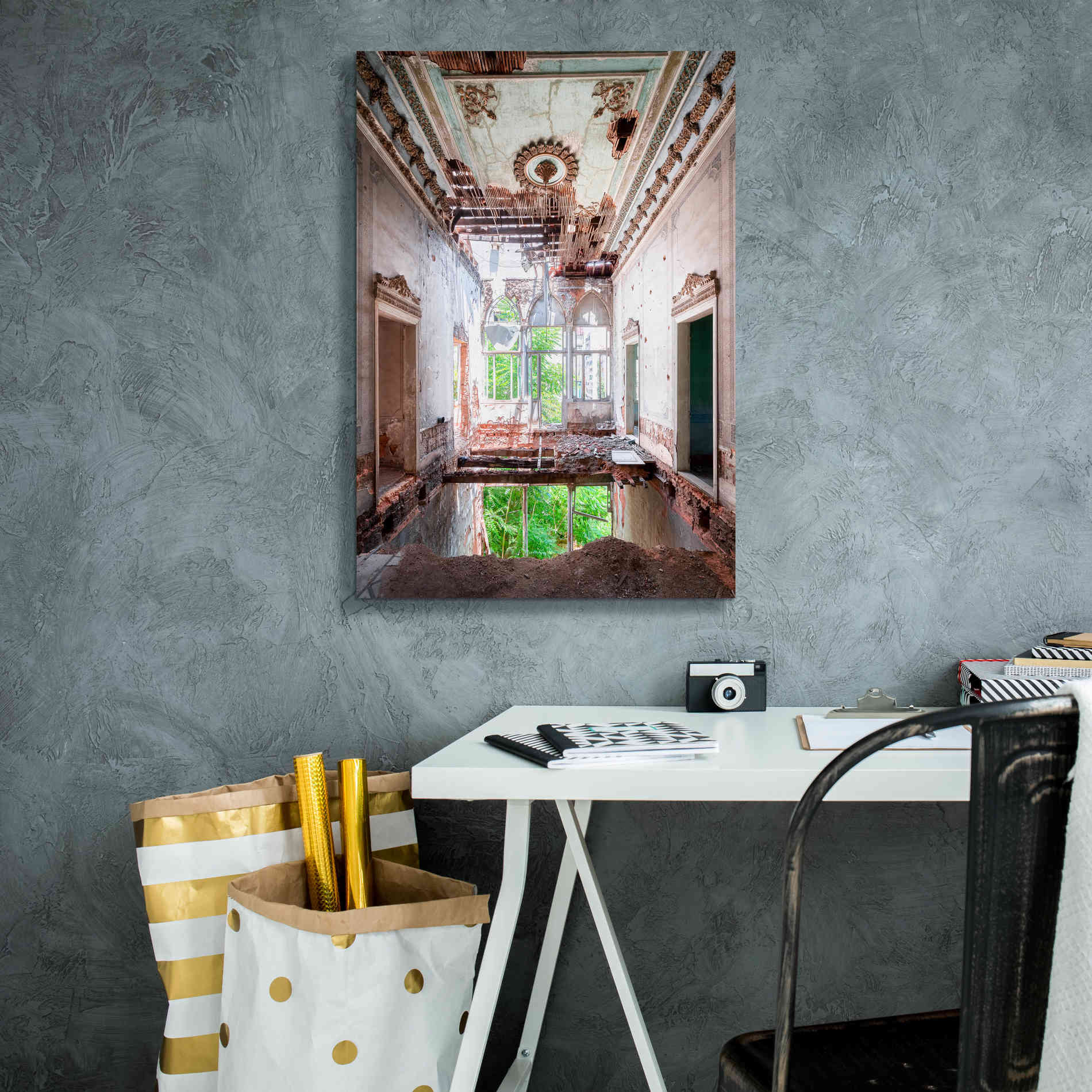 'Beirut Palace' by Roman Robroek Giclee Canvas Wall Art,18 x 26