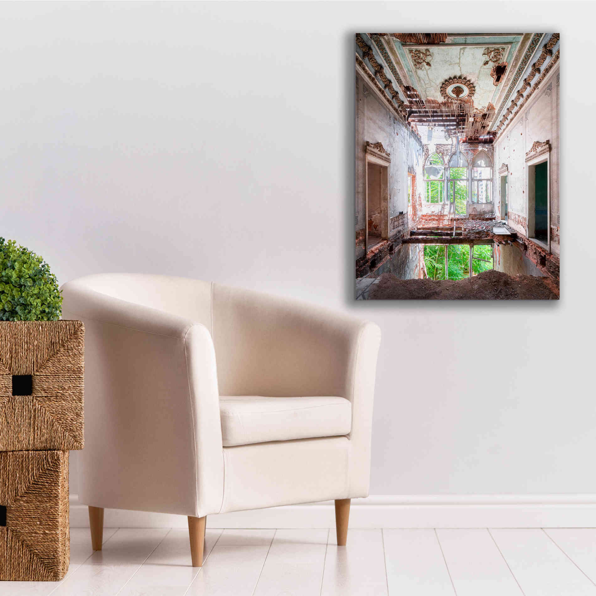 'Beirut Palace' by Roman Robroek Giclee Canvas Wall Art,26 x 34