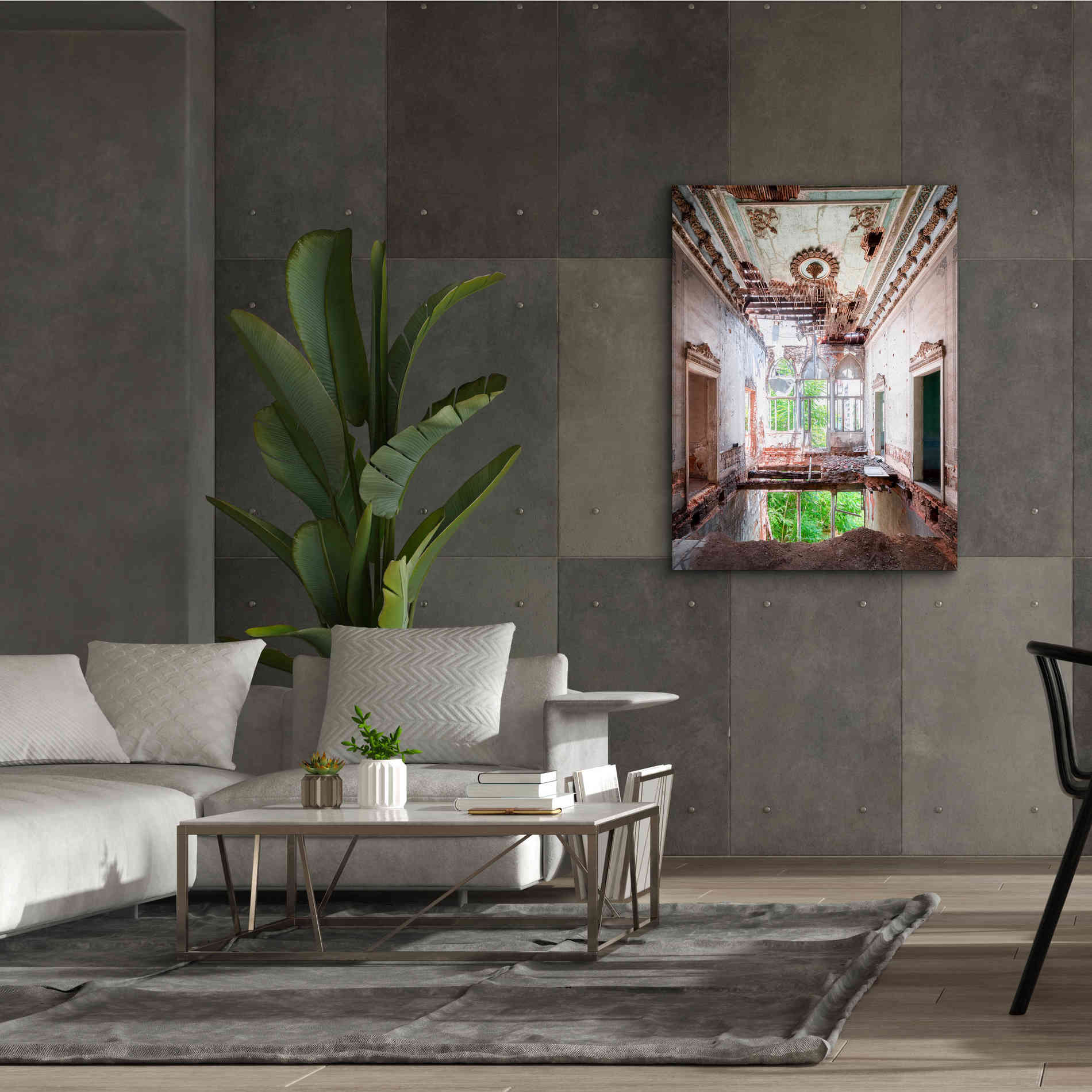'Beirut Palace' by Roman Robroek Giclee Canvas Wall Art,40 x 54